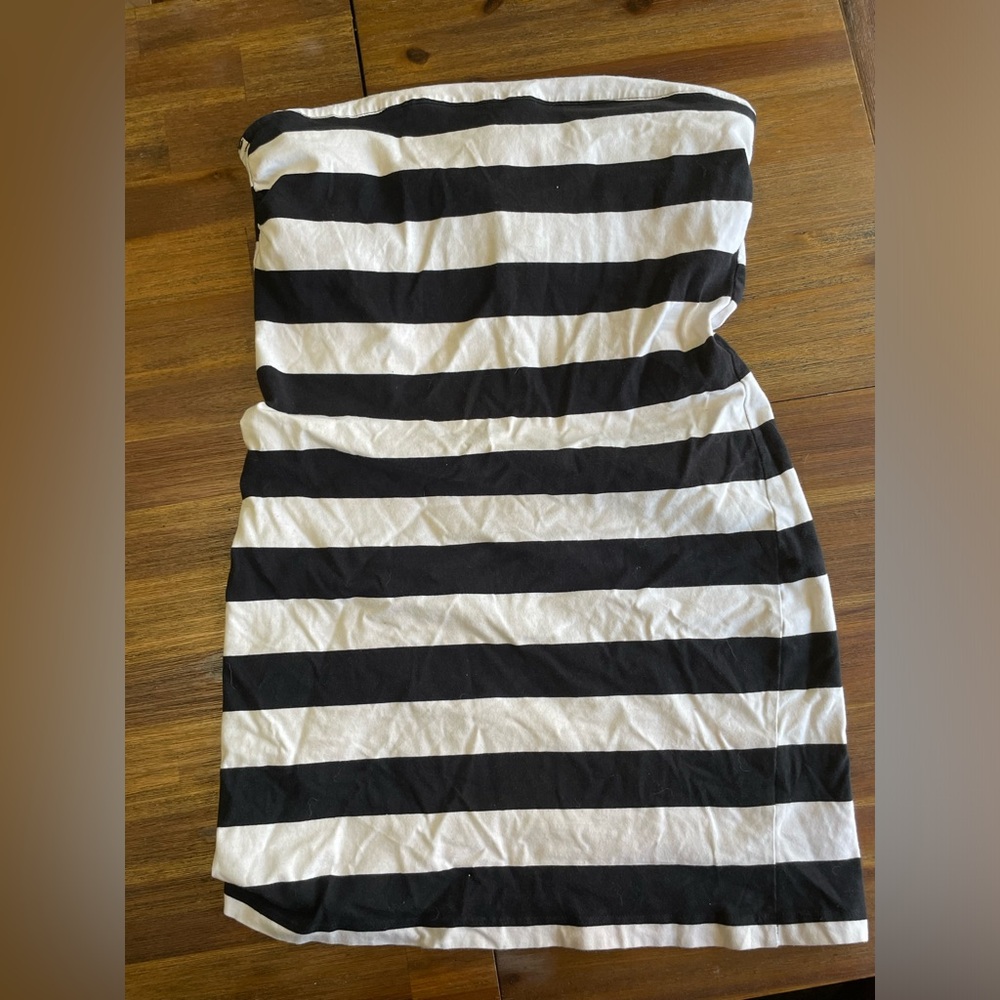 H&M Striped Tube Dress
